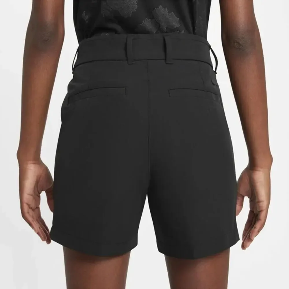 Nike Dri-FIT Victory Shorts Size L Black Stretch Mid-Rise Classic Zip Fly Golf